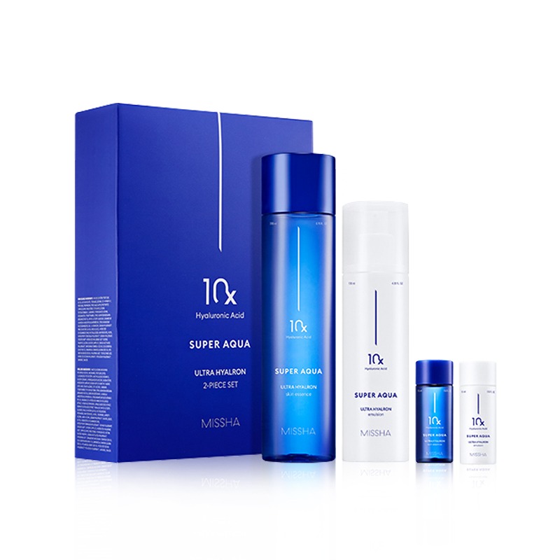 Own label brand, [MISSHA] Super Aqua Ultra Hyalron 2 Piece Set 200ml+30ml (Weight : 593g)