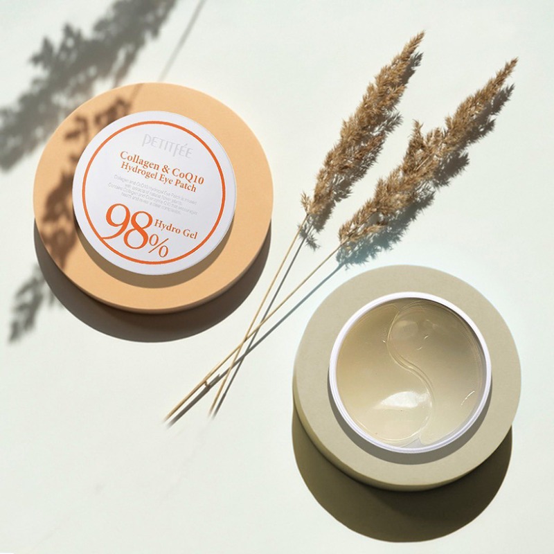 Own label brand, [PETITFEE] Collagen &amp; CoQ10 Hydrogel Eye Patch 1.4g * 60ea (Weight : 185g)