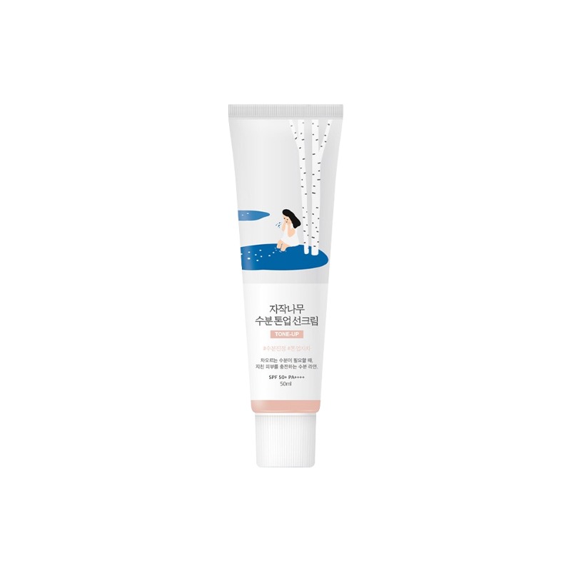 Own label brand, [ROUND LAB] Birch Juice Moisturizing Tone-Up Sunscreen 50ml (Weight : 74g)