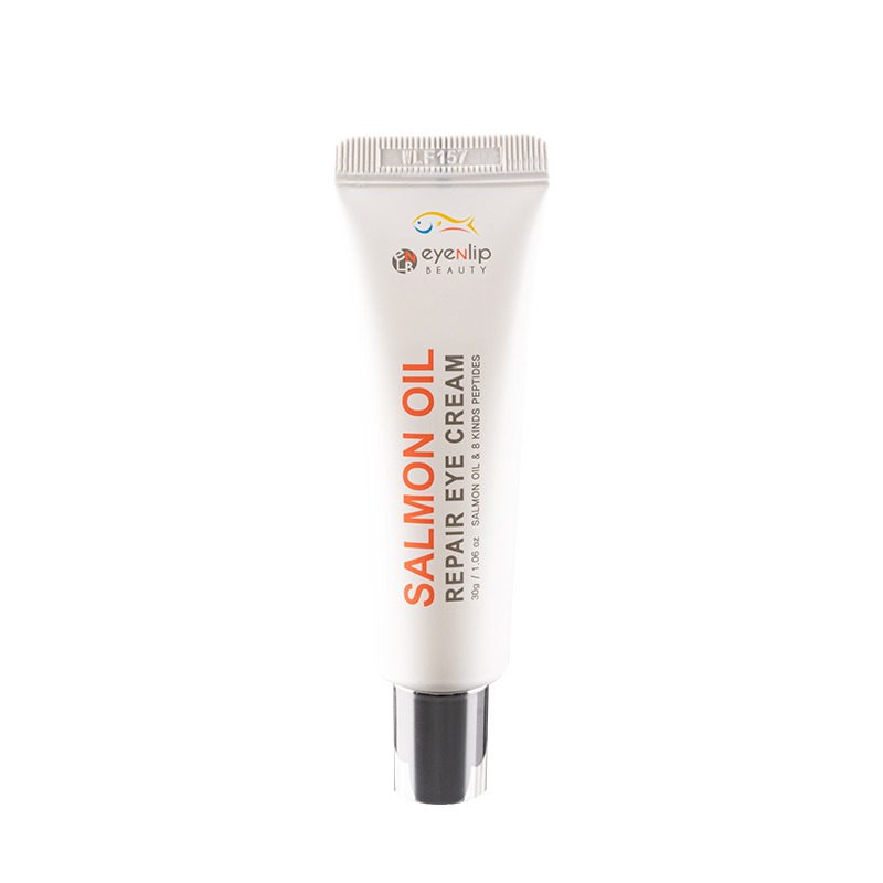 Own label brand, [EYENLIP] Salmon Oil Repair Eye Cream Tube 30ml (Weight : 47g)