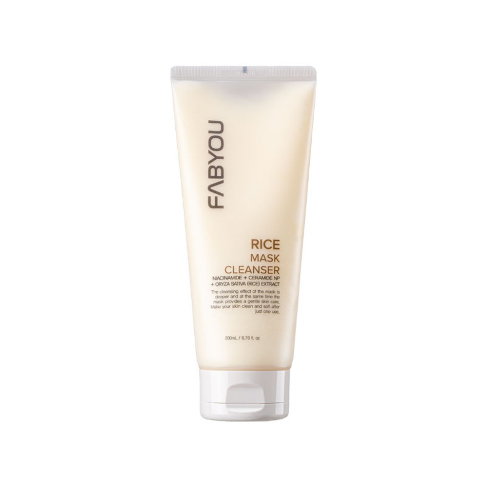 Own label brand, [FABYOU] Rice Mask Cleanser 200ml (Weight : 263g)