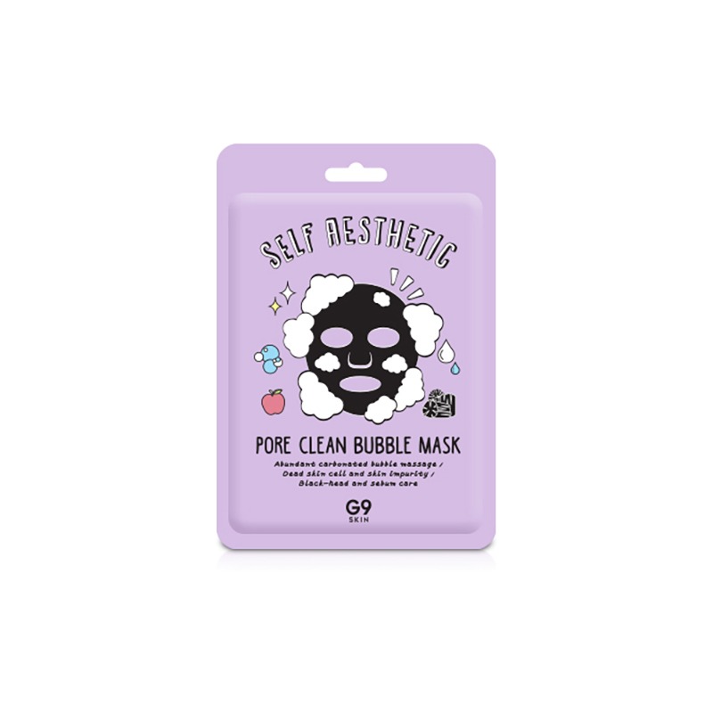 Own label brand, [G9SKIN] Self Aesthetic Pore Clean Bubble Mask 23ml (Weight : 33g)