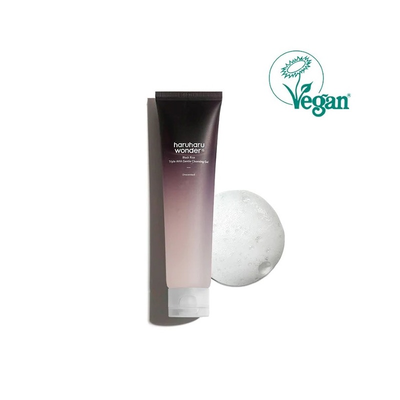 Own label brand, [HARUHARU WONDER] Black Rice Moisture 5.5 Soft Cleansing Gel 100ml (Weight : 139g)