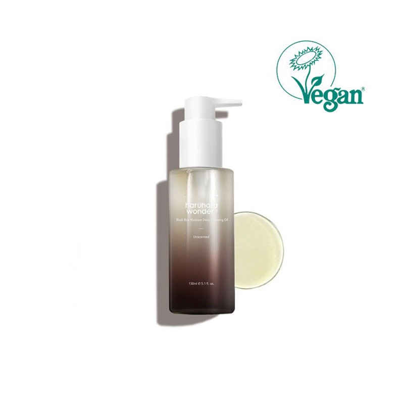 Own label brand, [HARUHARU WONDER] Black Rice Moisture Deep Cleansing Oil 150ml (Weight : 204g)