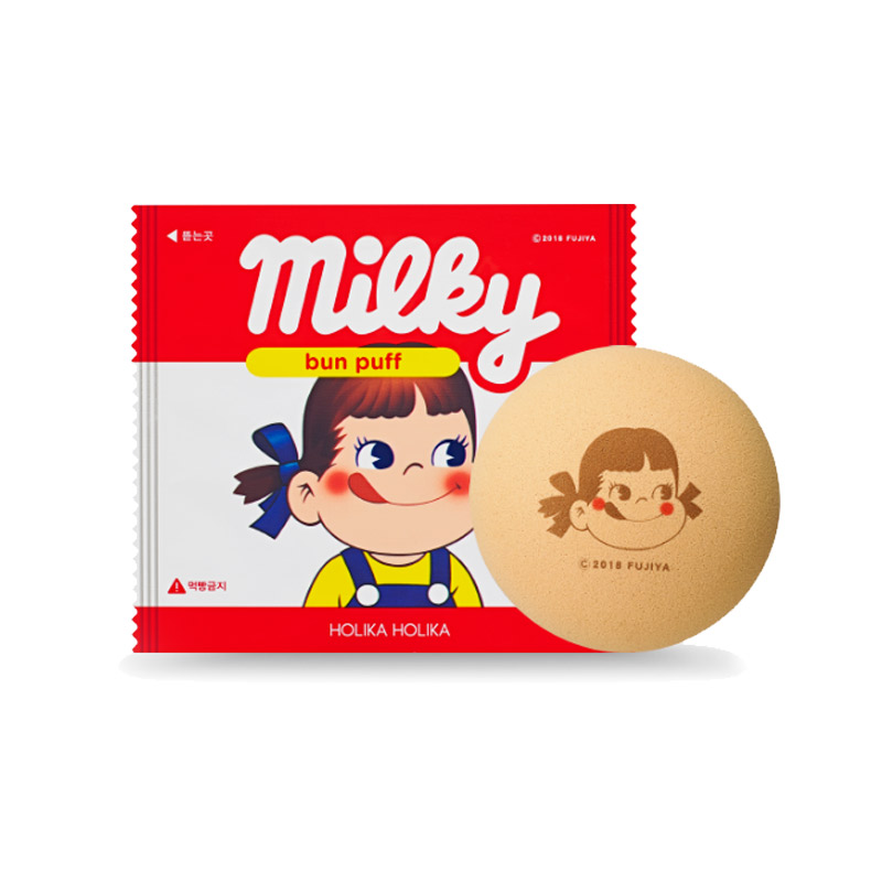 Own label brand, [HOLIKA HOLIKA] Milky Bun Puff 10ea (Weight : 12g)